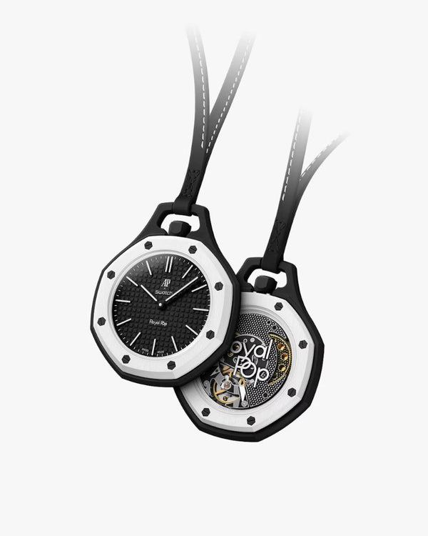 Royal Pop watch - Black & White